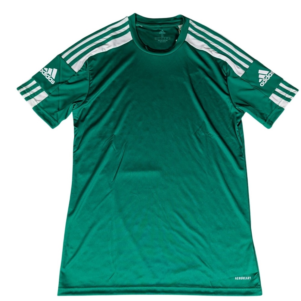 Adidas AEROREADY Training Shirt Mens Small Green Primegreen Stripes New